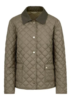Leichte Steppjacke mit Kontrastkragen