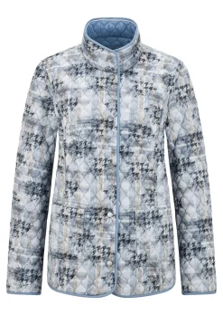Leichte Wendejacke mit Rautenstepp
