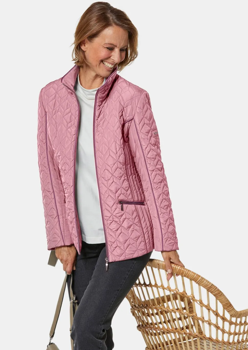Leicht wattierte Steppjacke
