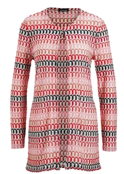 Longjacke in Spitzenoptik