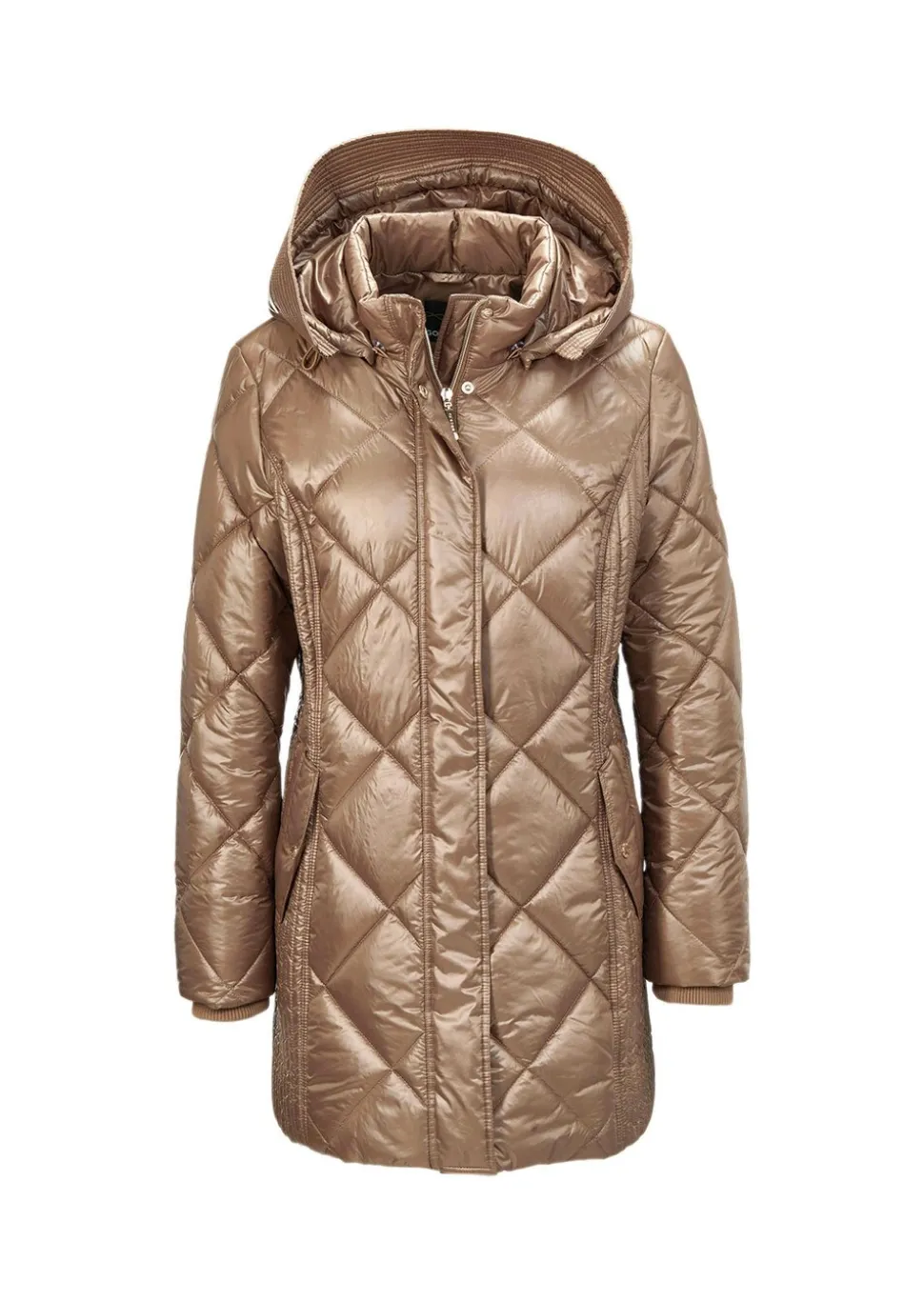 Longsteppjacke mit hübschem Innenfutter
