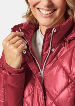 Longsteppjacke mit hübschem Innenfutter