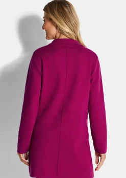 Longstrickblazer mit Reverskragen