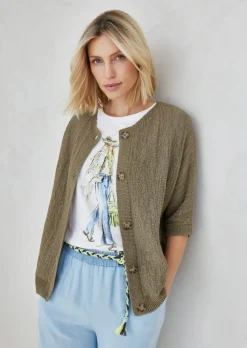 Lässiges T-Shirt mit Frontmotiv