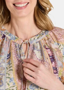Luftige Bluse mit Viskose