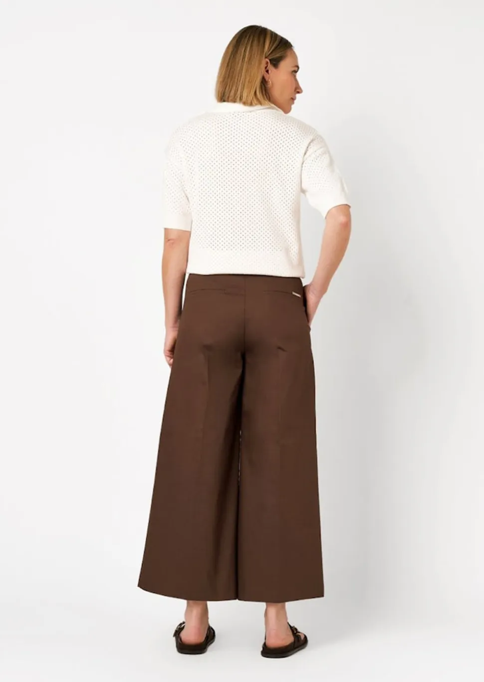 Luftige Culotte mit glatten Schlupfbund