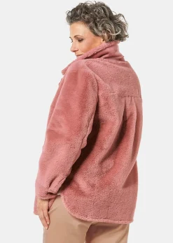 Luxuriöse Fellimitatjacke