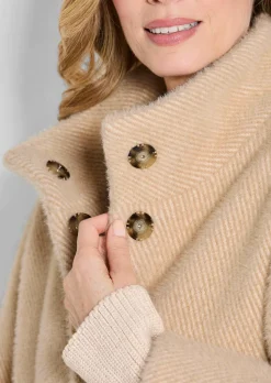 Modische Jacke mit Strickbündchen