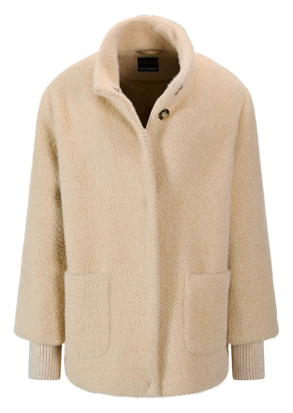 Modische Jacke mit Strickbündchen
