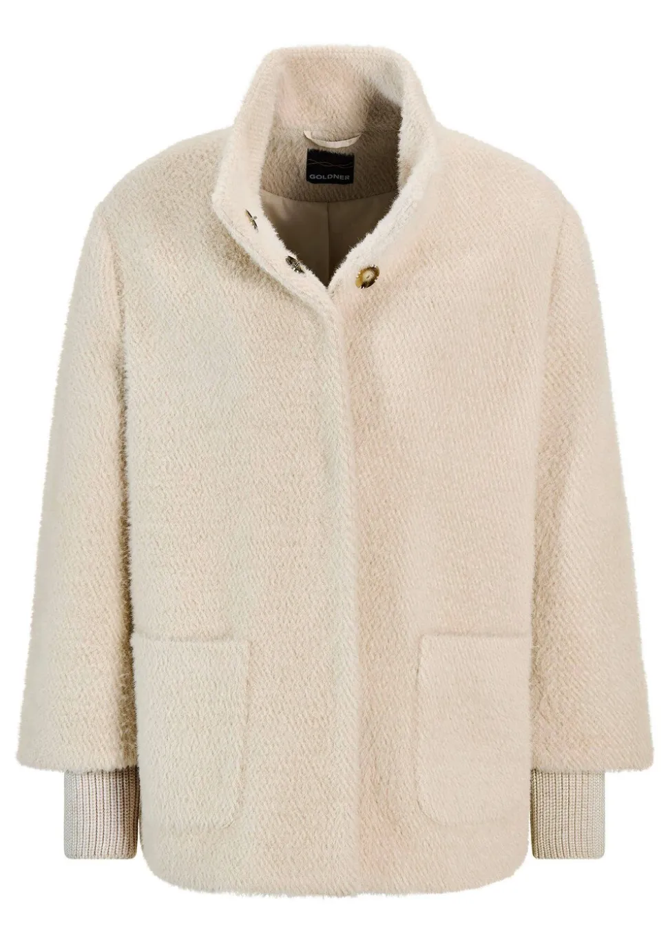 Modische Jacke mit Strickbündchen