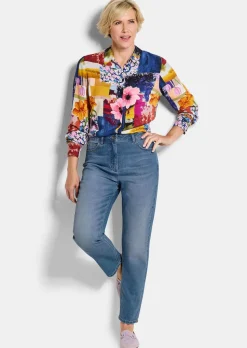 Mom Jeans SARA aus Baumwoll-Stretch