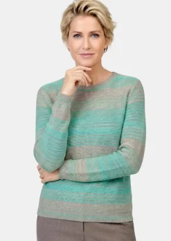 Multicolor-Pullover mit erfrischendem Farbverlauf