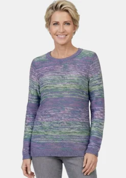 Multicolor-Pullover mit erfrischendem Farbverlauf
