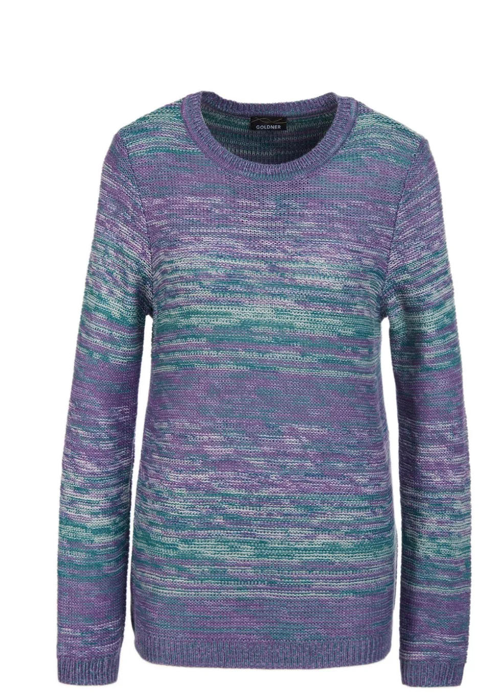 Multicolor-Pullover mit erfrischendem Farbverlauf