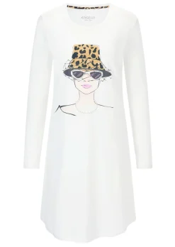 Nachthemd mit Animal Print