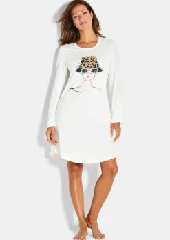 Nachthemd mit Animal Print