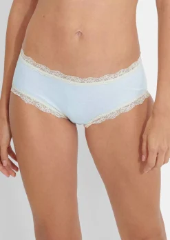 Nahtloser Taillenslip mit Spitze
