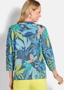 Ottoman Sweatshirt mit Dschungelprint