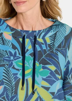 Ottoman Sweatshirt mit Dschungelprint