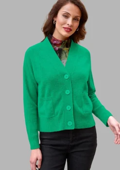 Oversize-Strickjacke aus Kaschmir