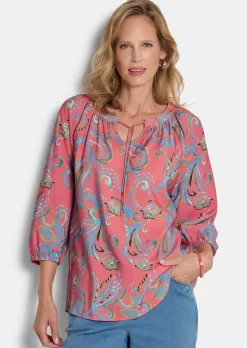 Paisley-Bluse in weicher Viskoseware