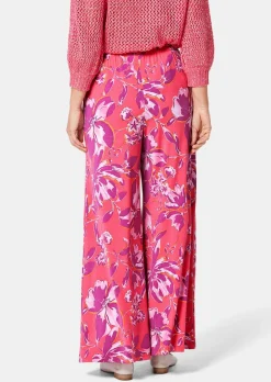 Palazzo-Hose mit sommerlichem Druck