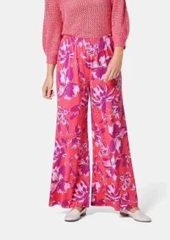 Palazzo-Hose mit sommerlichem Druck