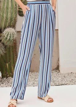 Palazzo-Hose mit sommerlichem Druck