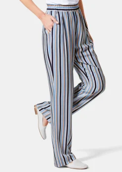 Palazzo-Hose mit sommerlichem Druck