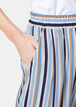 Palazzo-Hose mit sommerlichem Druck
