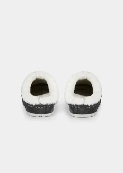 Pantoffel mit Lammfell