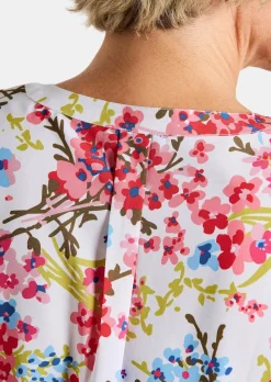 Pflegeleichte Bluse mit Blumenmuster