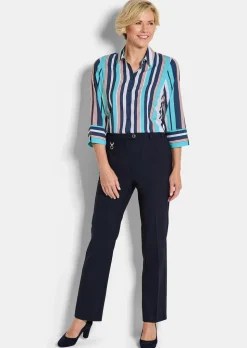 Pflegeleichte Hemdbluse mit Streifen