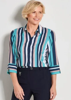 Pflegeleichte Hemdbluse mit Streifen