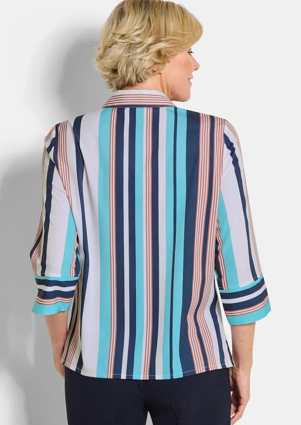 Pflegeleichte Hemdbluse mit Streifen