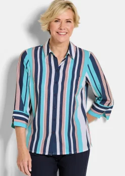 Pflegeleichte Hemdbluse mit Streifen