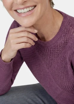 Pflegeleichter Pullover in hochwertiger Rippenstruktur