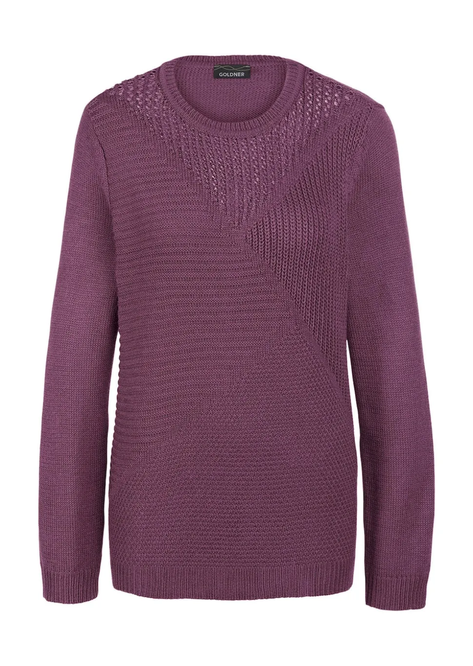 Pflegeleichter Pullover in hochwertiger Rippenstruktur