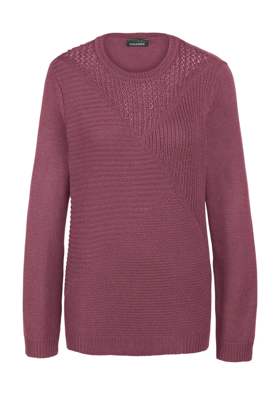 Pflegeleichter Pullover in hochwertiger Rippenstruktur