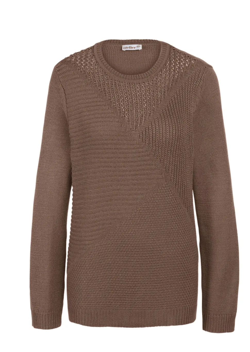 Pflegeleichter Pullover in hochwertiger Rippenstruktur