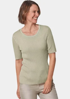 Pflegeleichter Pullover in hochwertiger Rippenstruktur