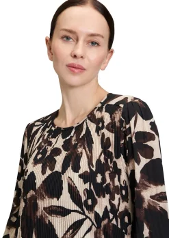 Plisseekleid mit hübschem Blütenprint
