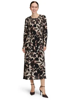 Plisseekleid mit hübschem Blütenprint