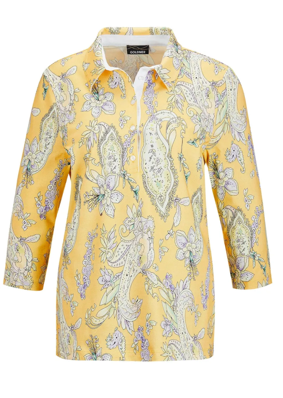 Poloshirt im Paisley-Dessin