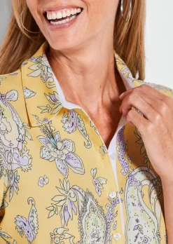 Poloshirt im Paisley-Dessin