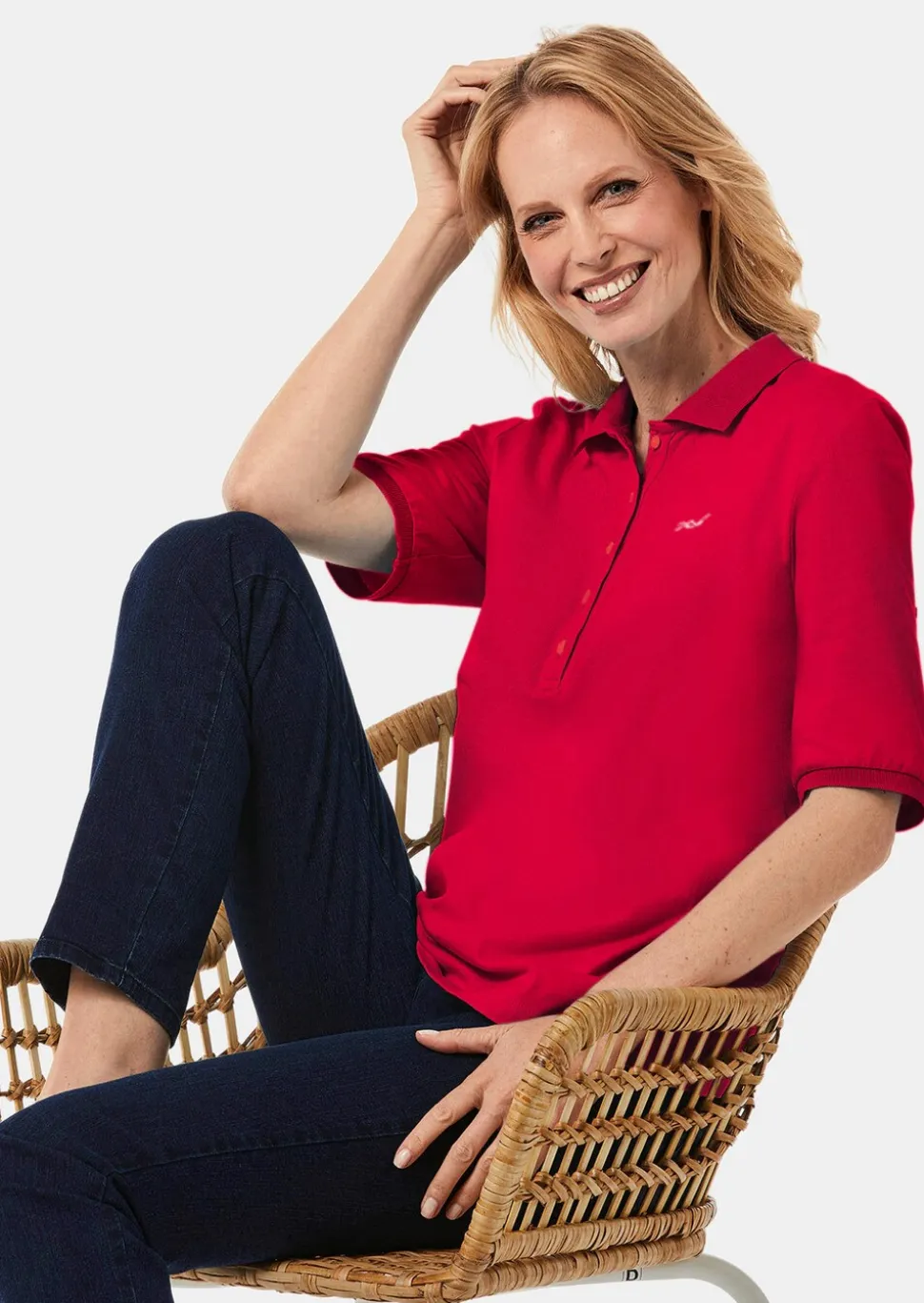 Poloshirt in hochwertiger Pikee-Qualität