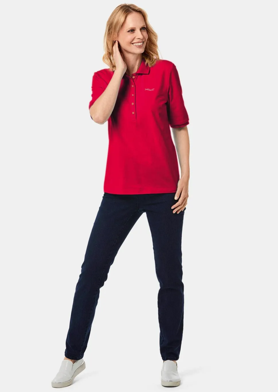 Poloshirt in hochwertiger Pikee-Qualität