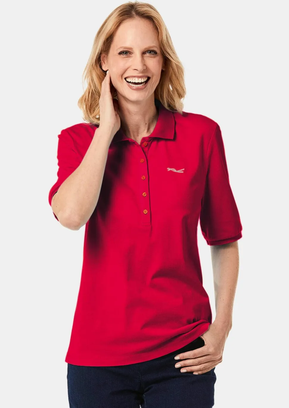 Poloshirt in hochwertiger Pikee-Qualität