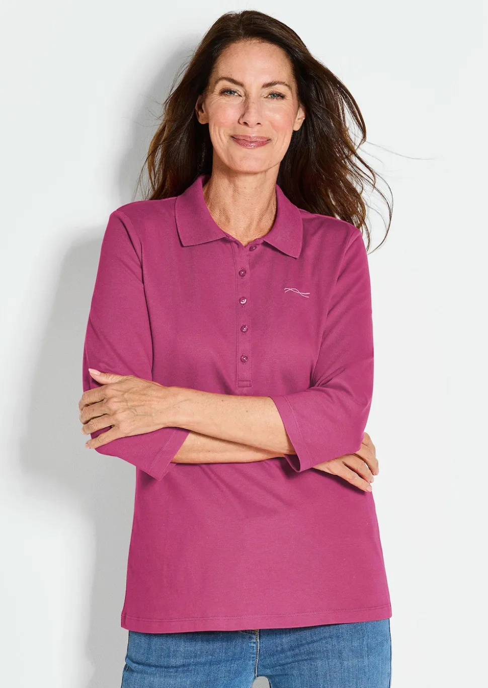 Poloshirt in hochwertiger Pikee-Qualität