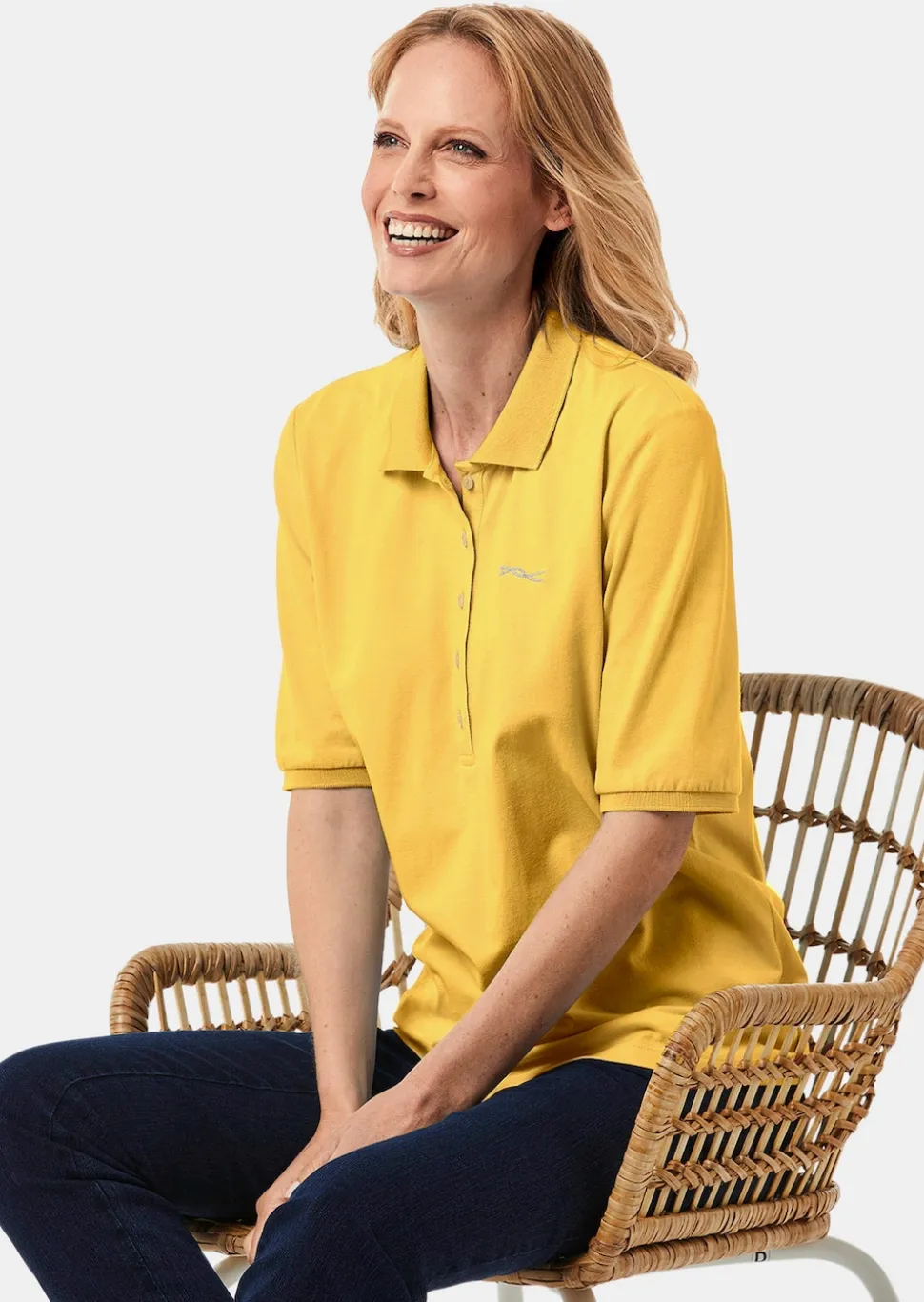 Poloshirt in hochwertiger Pikee-Qualität